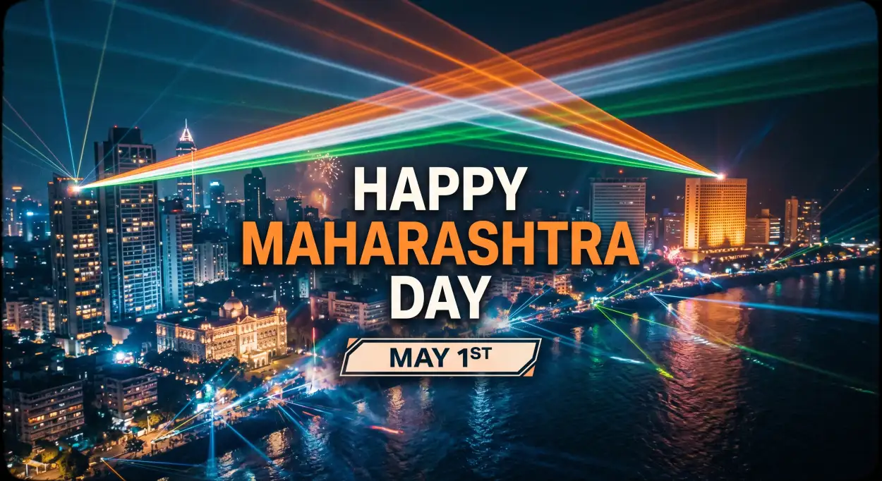 Free Download Happy Maharashtra Day 2026 Editable Banner Template - High Quality Happy Maharashtra Day 2026 Image