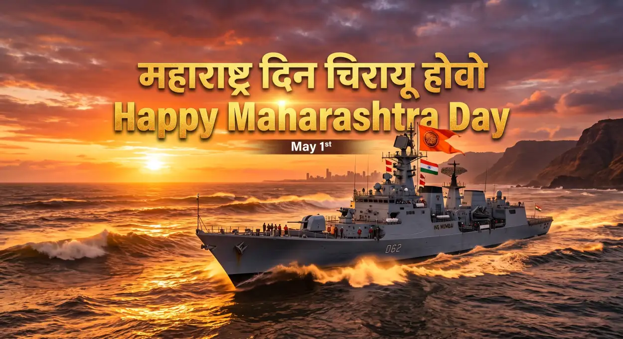 Free Download Happy Maharashtra Day 2026 Greetings Images - High Quality Happy Maharashtra Day 2026 Image