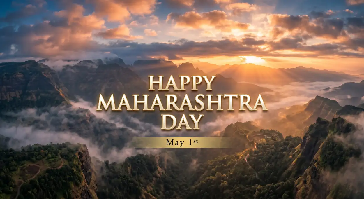 Free Download Happy Maharashtra Day 2026 Marathi Quotes Images - High Quality Happy Maharashtra Day 2026 Image
