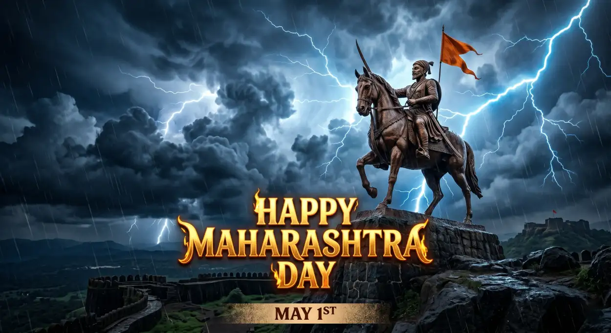 Free Download Happy Maharashtra Day 2026 Quotes Images Hd - High Quality Happy Maharashtra Day 2026 Image