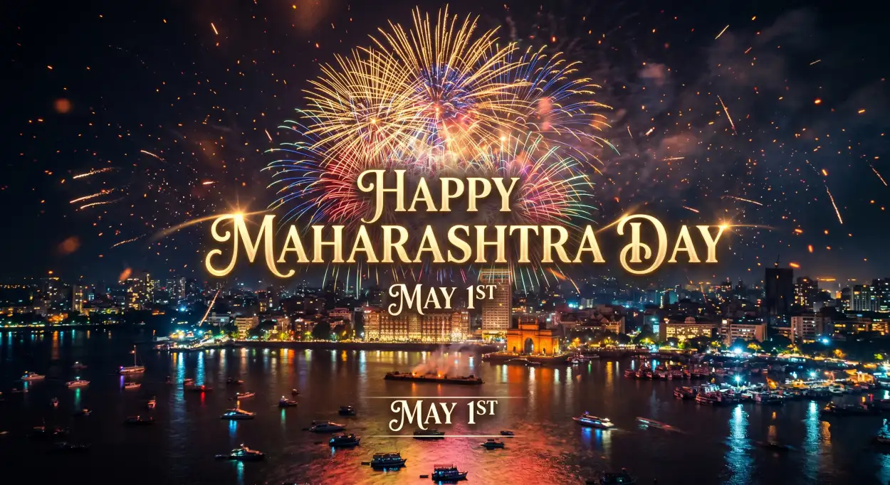 Free Download Happy Maharashtra Day 2026 Social Media Banner - High Quality Happy Maharashtra Day 2026 Image