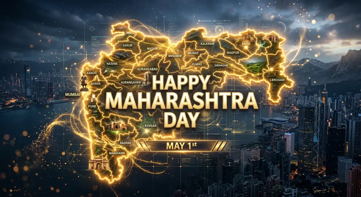 Free Download Happy Maharashtra Day 2026 Story Background Hd - High Quality Happy Maharashtra Day 2026 Background Image