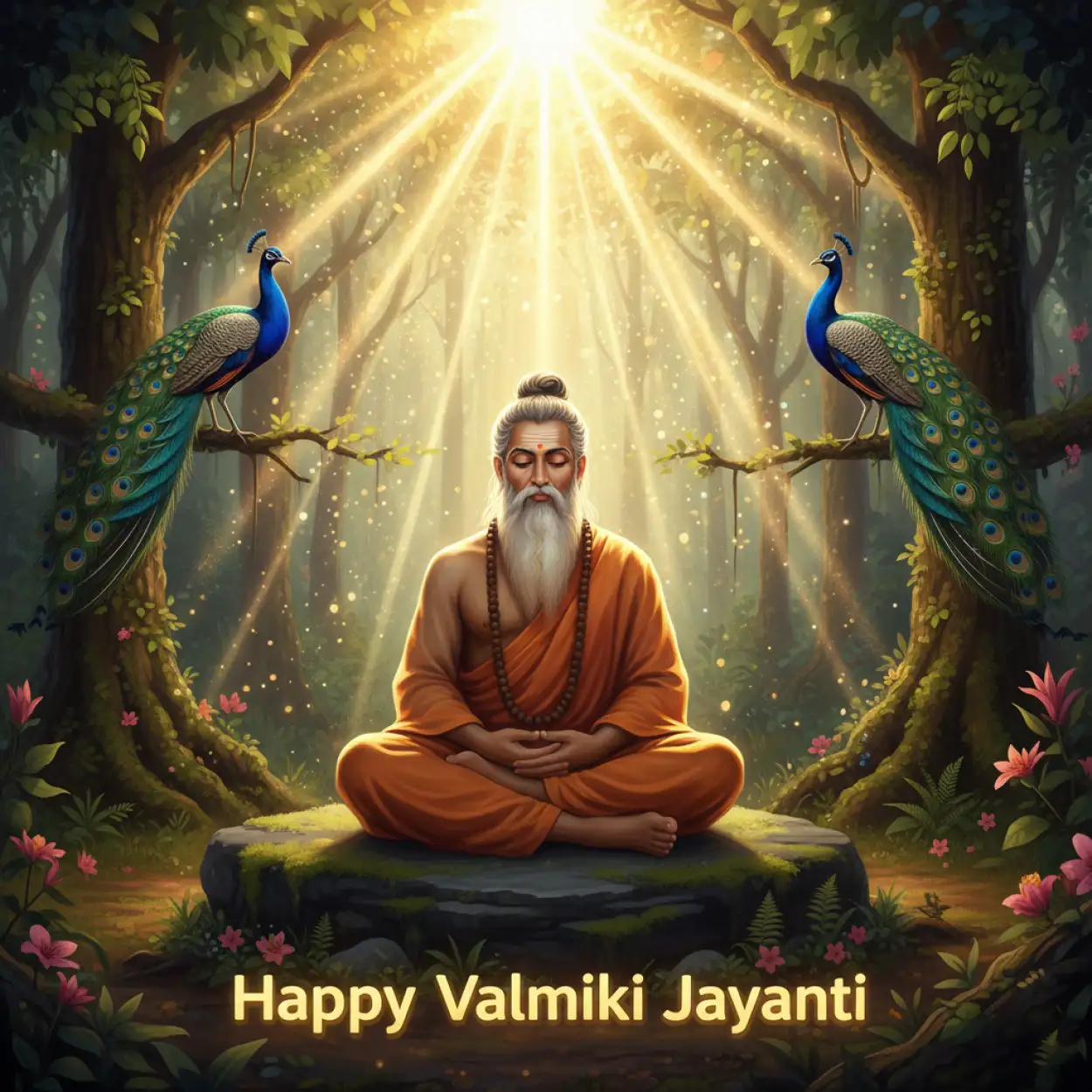 Free Download Happy Maharishi Valmiki Jayanti 3d Text Images - High Quality Happy Maharishi Valmiki Jayanti Image