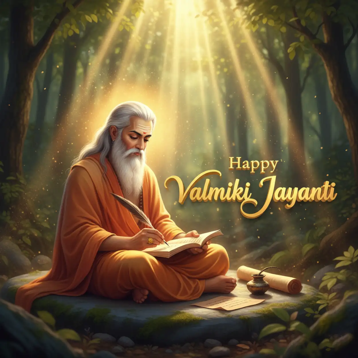Free Download Happy Maharishi Valmiki Jayanti Best Status Lines - High Quality Happy Maharishi Valmiki Jayanti Image