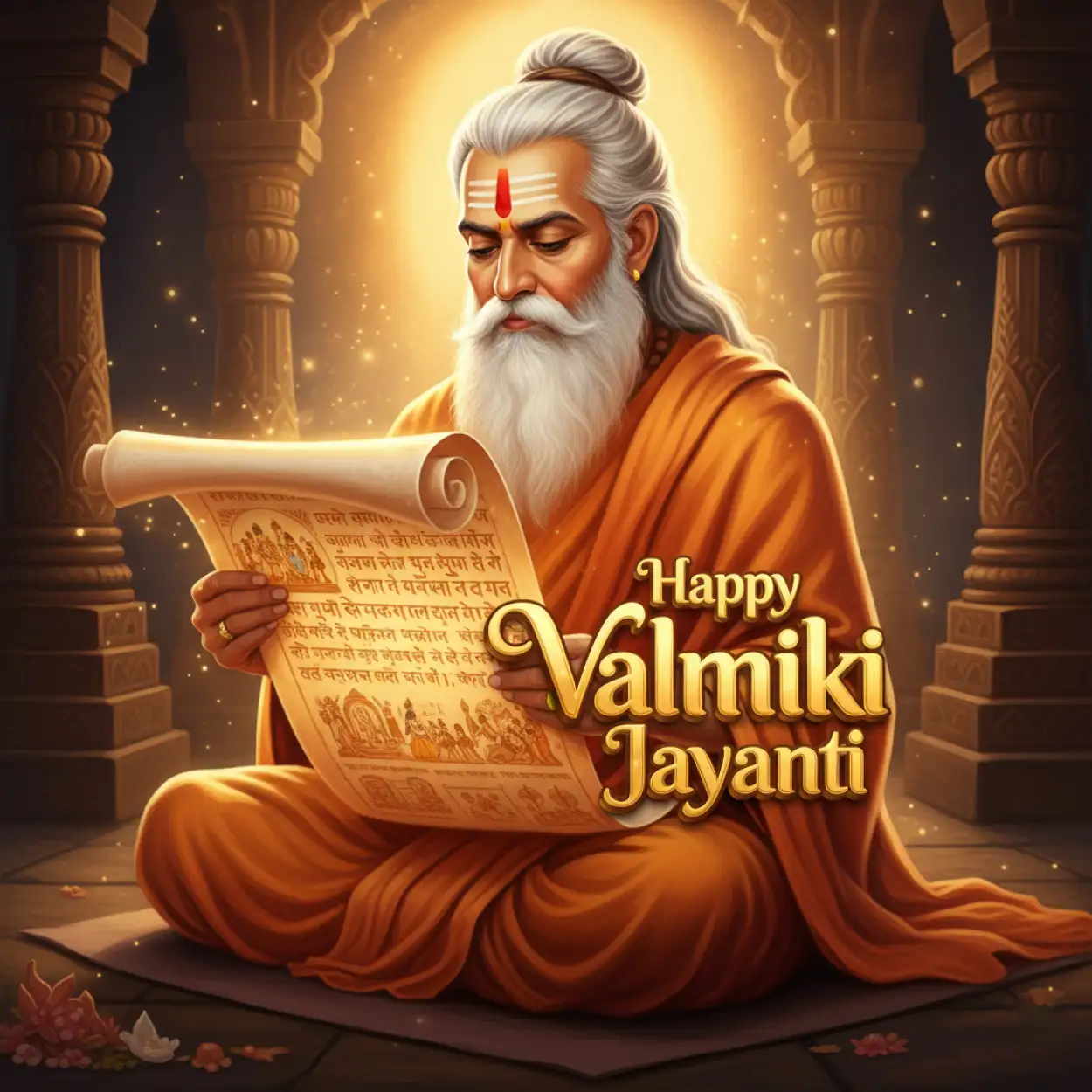 Free Download Happy Maharishi Valmiki Jayanti Wishes In Tamil - High Quality Happy Maharishi Valmiki Jayanti Image