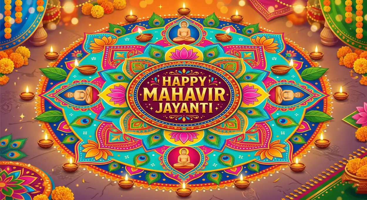 Free Download Happy Mahavir Jayanti 2026 Hd Images For Whatsapp Dp - High Quality Happy Mahavir Jayanti 2026 Image