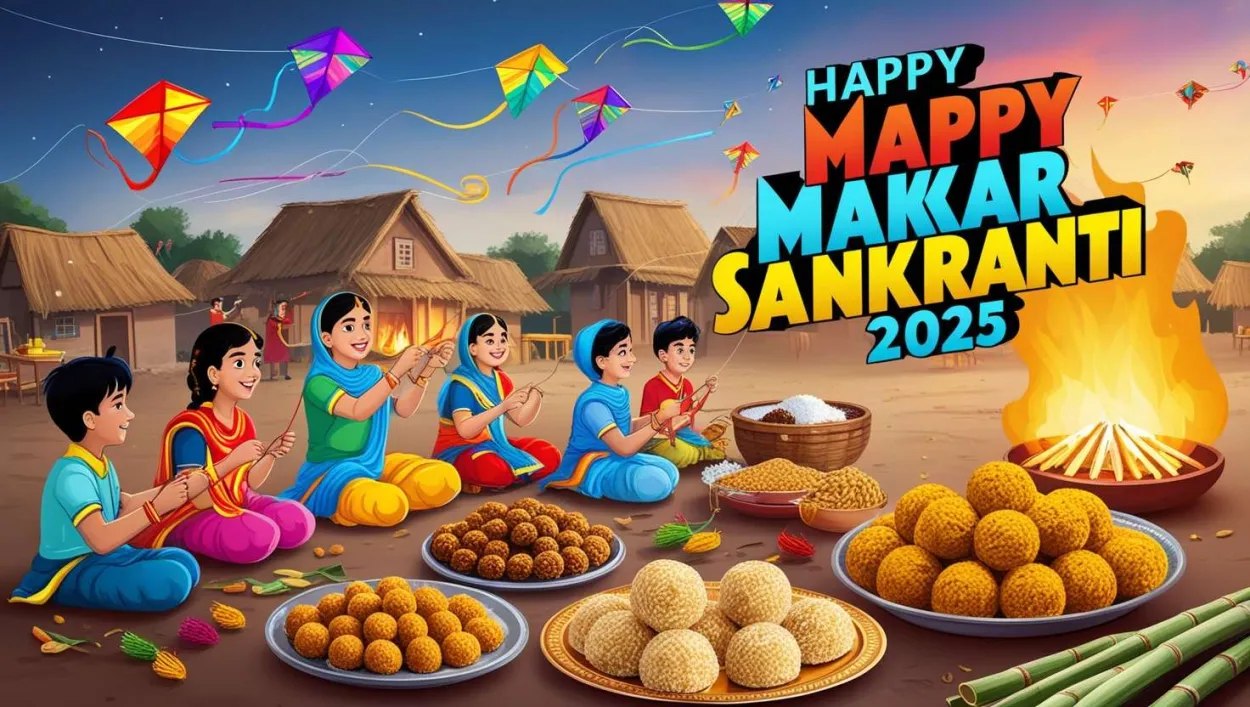 Happy Makar Sankranti 2025 With Temples And Offerings Images - Royalty Free Happy Makar Sankranti 2025 Image | Pngmagic Free Download Happy Makar Sankranti 2025 With Temples And Offerings Images - High Quality Happy Makar Sankranti 2025 Background