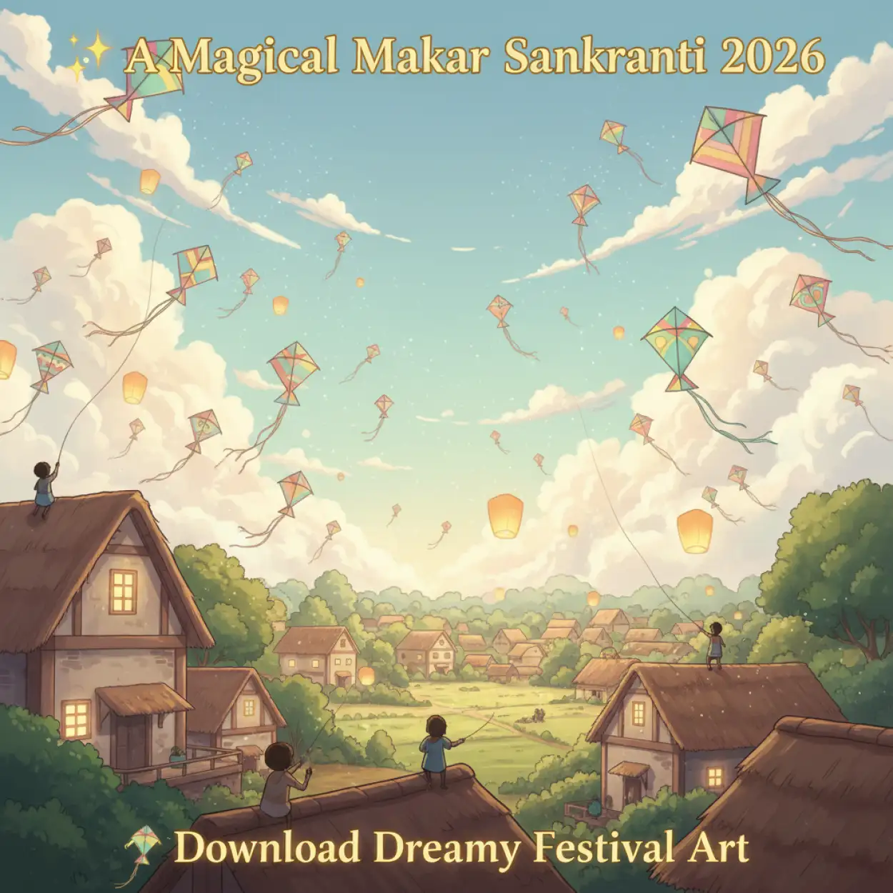 Free Download Happy Makar Sankranti 2026 Pongal Festival Images - High Quality Happy Makar Sankranti 2026 Image