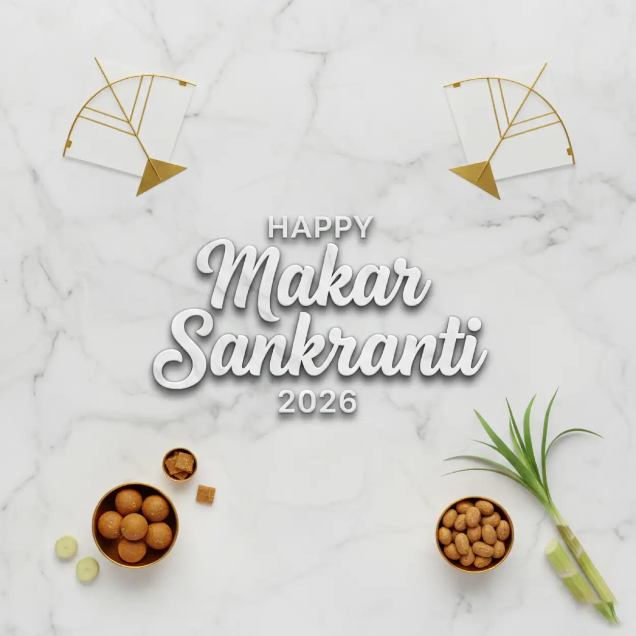 Free Download Happy Makar Sankranti 2026 Sugarcane Harvest Celebration Images - High Quality Happy Makar Sankranti 2026 Image