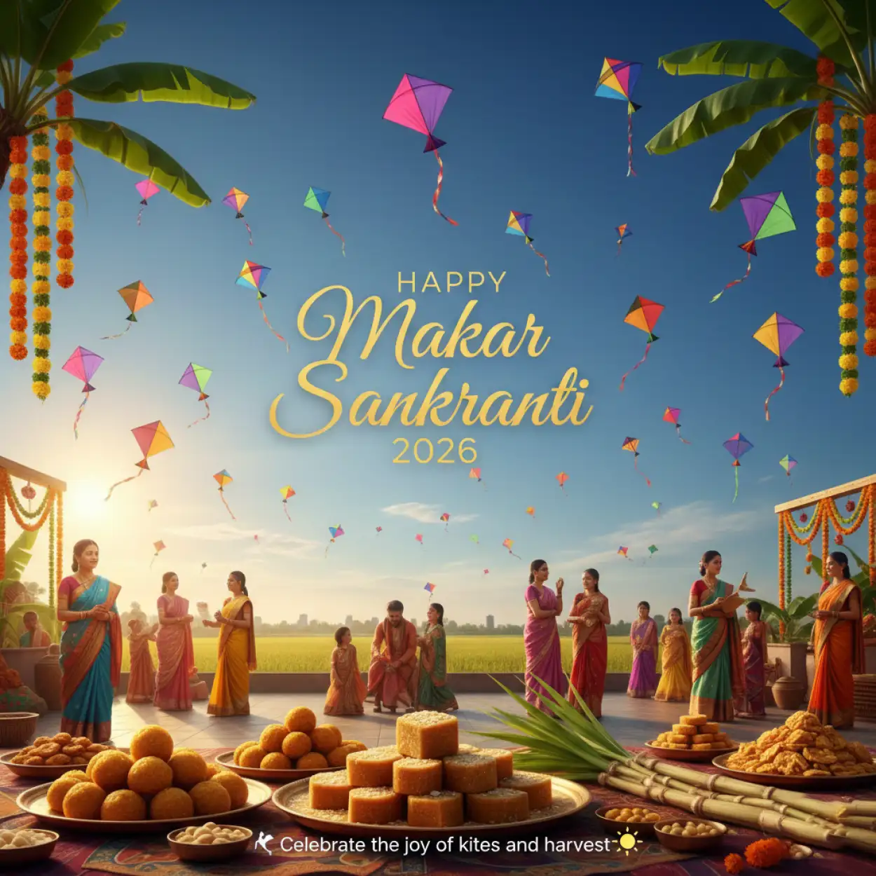 Free Download Happy Makar Sankranti 2026 Wishes Emotional Heart Touching - High Quality Happy Makar Sankranti 2026 Wishes Background