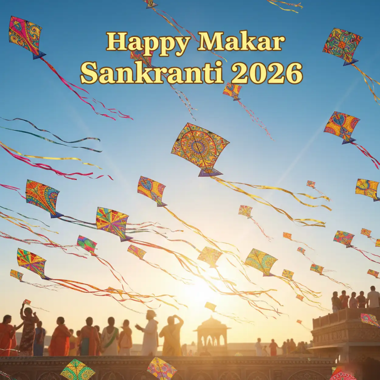 Free Download Happy Makar Sankranti 2026 Wishes In Hindi With Images - High Quality Happy Makar Sankranti 2026 Image
