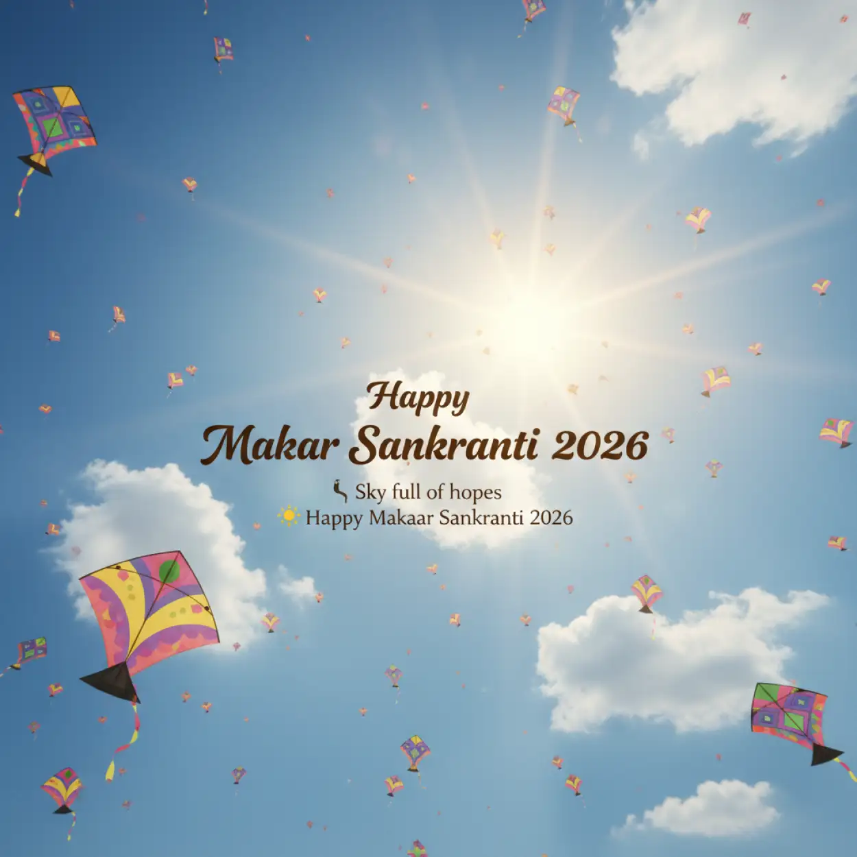 Free Download Happy Makar Sankranti 2026 Wishes Png Images - High Quality Happy Makar Sankranti 2026 Wishes PNG Image