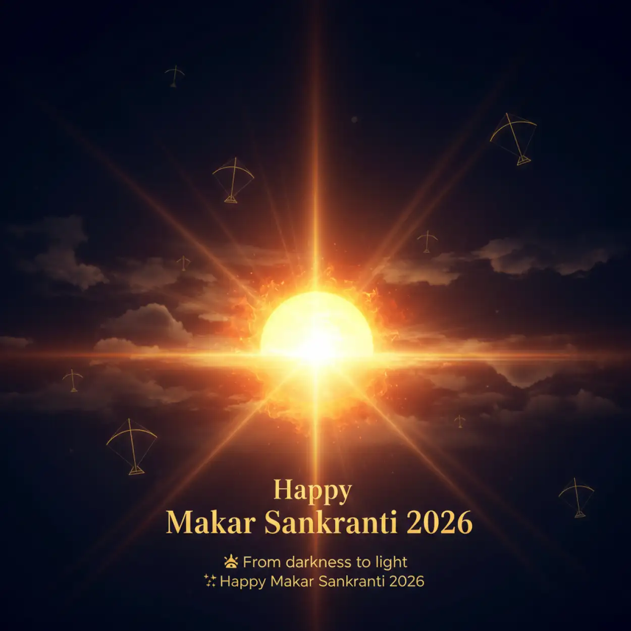 Free Download Happy Makar Sankranti 2026 Wishes Traditional Indian Style - High Quality Happy Makar Sankranti 2026 Wishes Background