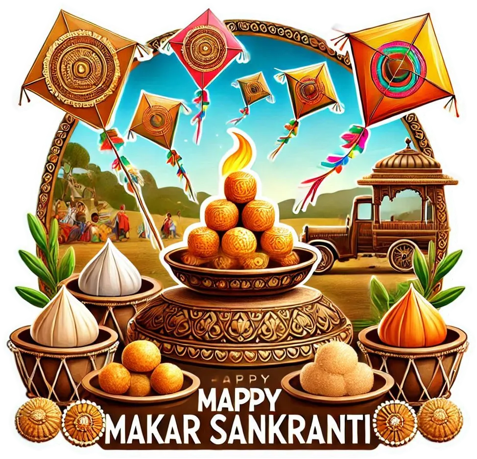 Happy Makar Sankranti Png For Website Design - Royalty Free Happy Makar Sankranti Png Image | Pngmagic Free Download Happy Makar Sankranti Png For Website Design - High Quality Happy Makar Sankranti Png PNG Image