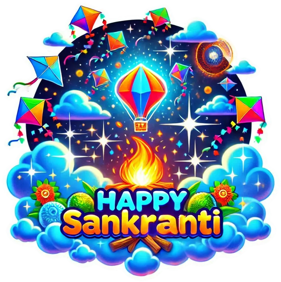 Free Download Happy Makar Sankranti Png With Traditional Themes - High Quality Happy Makar Sankranti Png PNG Image