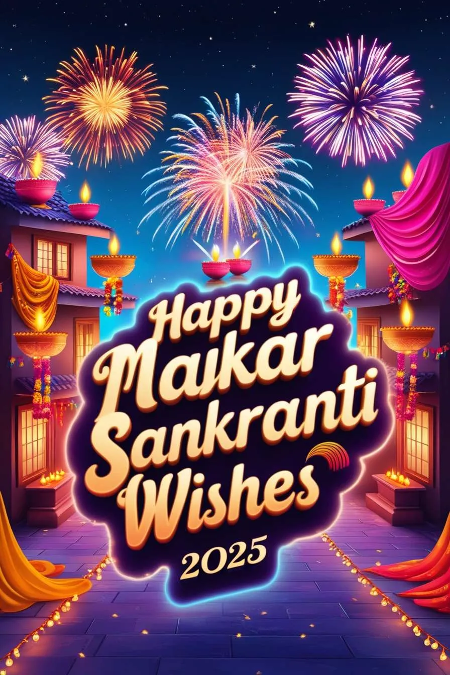 Free Download Happy Makar Sankranti Wishes 2025 In Hd Quality - High Quality Happy Makar Sankranti Wishes 2025 Background