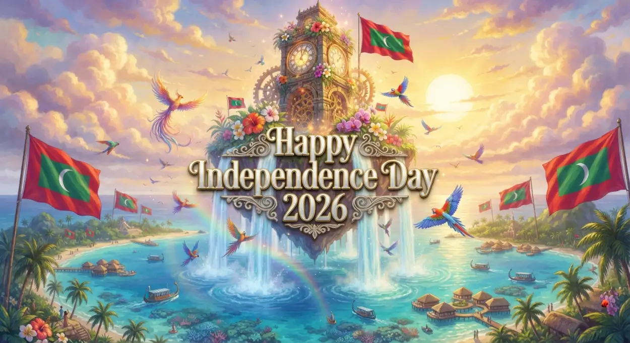 Free Download Happy Maldives Independence Day 2026 Poster - High Quality Maldives Independence Day 2026 Image