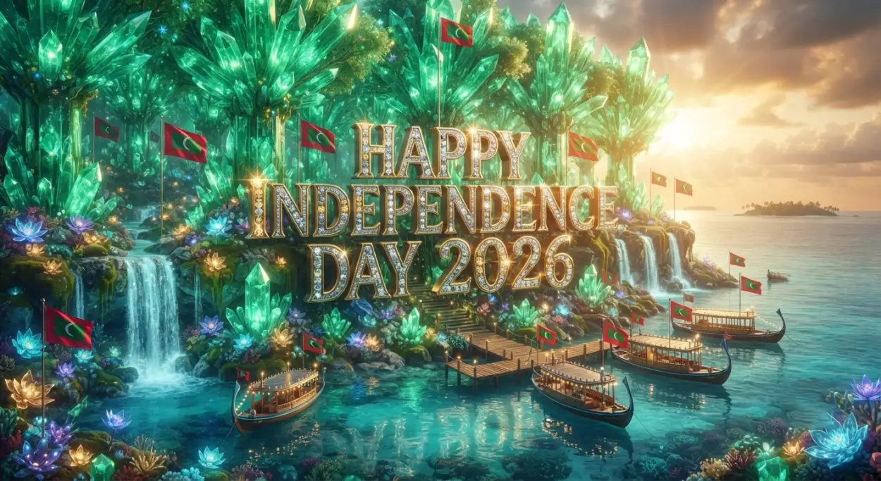 Free Download Happy Maldives Independence Day 4k Background - High Quality Maldives Independence Day 2026 Background Image