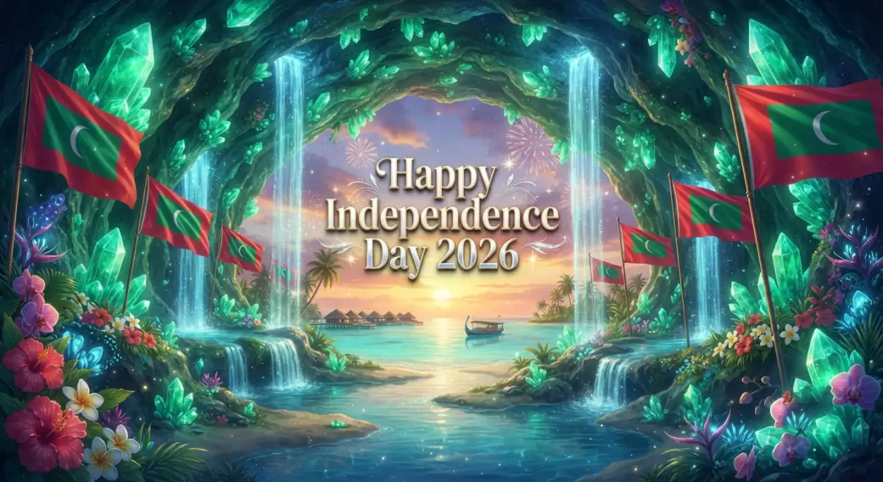 Free Download Happy Maldives Independence Day Background - High Quality Maldives Independence Day 2026 Background Image