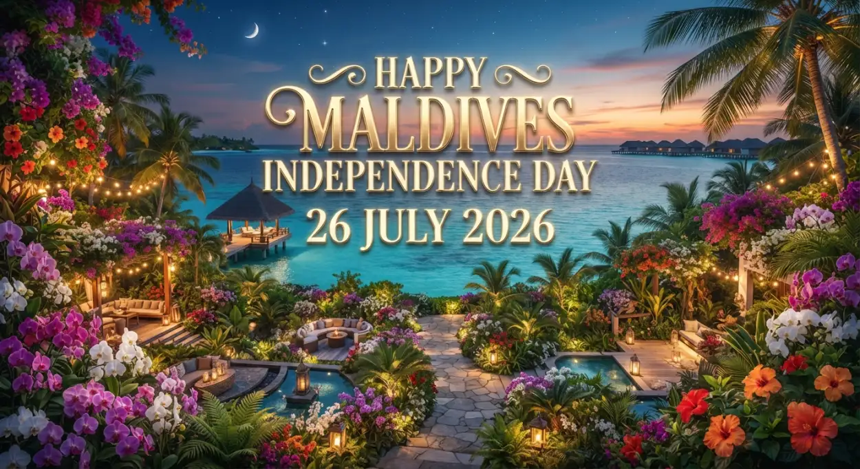 Free Download Happy Maldives Independence Day Decorations - High Quality Maldives Independence Day 2026 Image