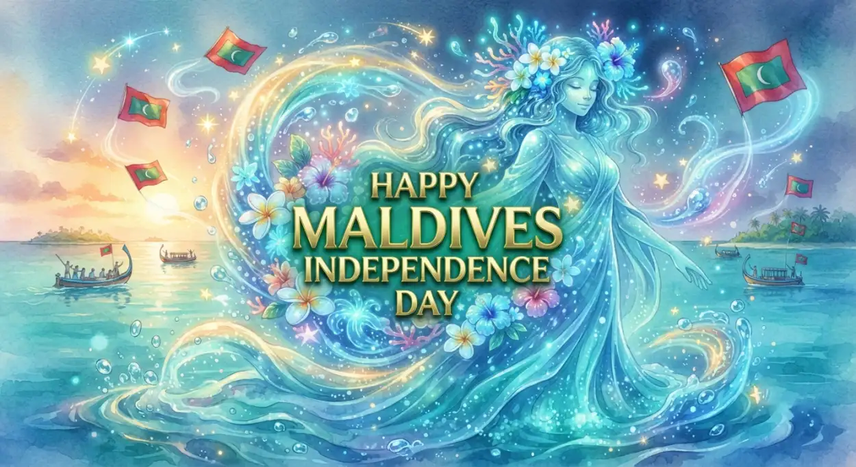 Free Download Happy Maldives Independence Day Event Banner - High Quality Maldives Independence Day 2026 Image