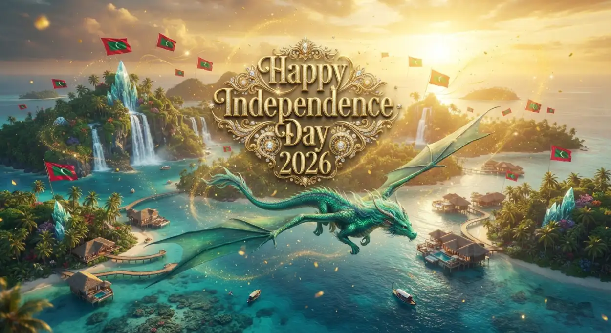 Free Download Happy Maldives Independence Day Free Png - High Quality Maldives Independence Day 2026 Transparent PNG