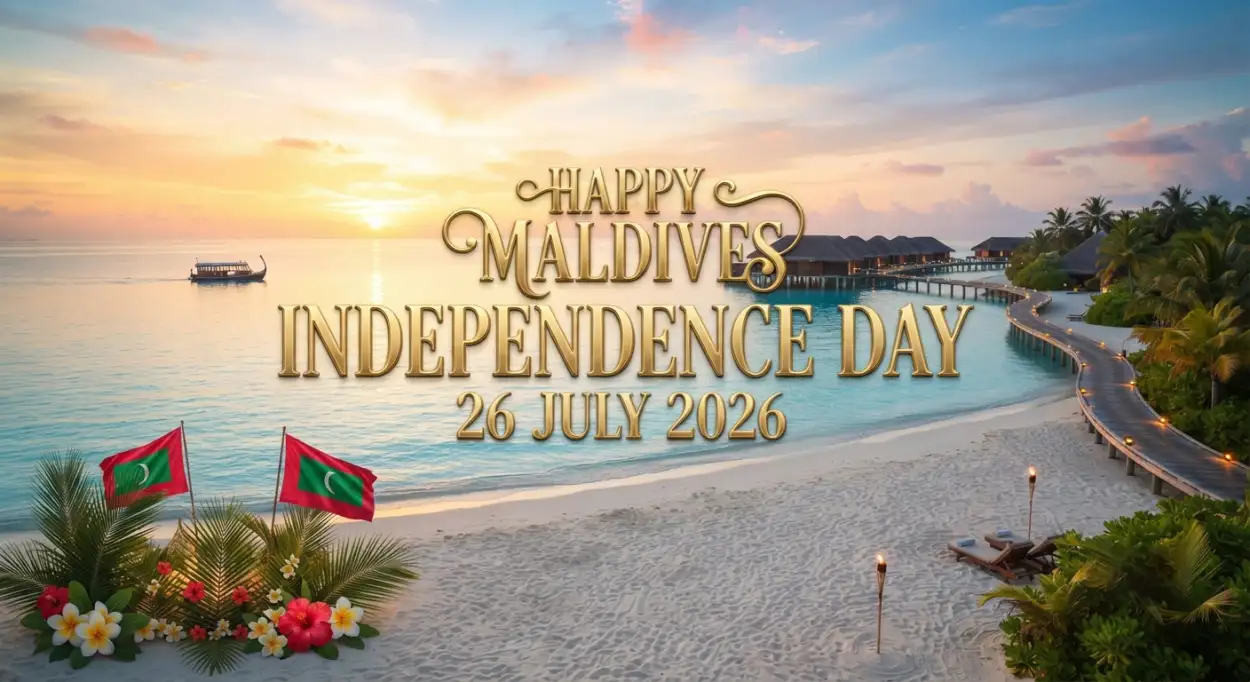 Free Download Happy Maldives Independence Day Photo Frame - High Quality Maldives Independence Day 2026 Image