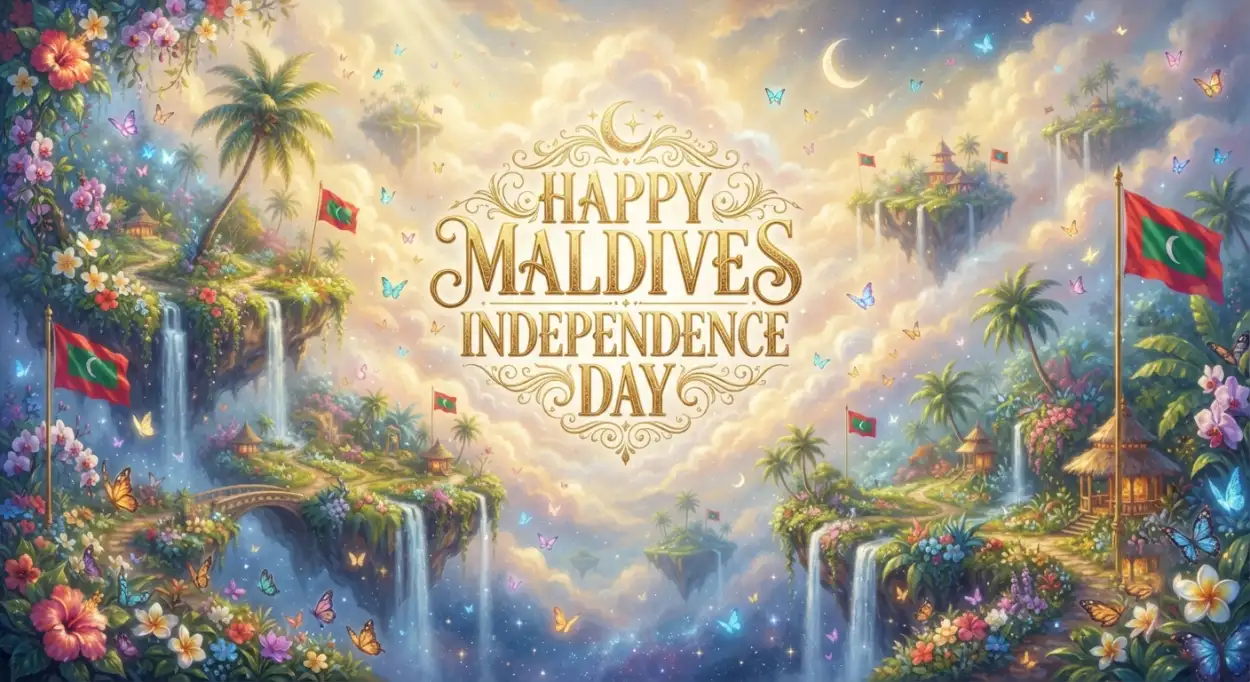 Free Download Happy Maldives Independence Day Psd - High Quality Maldives Independence Day 2026 Image