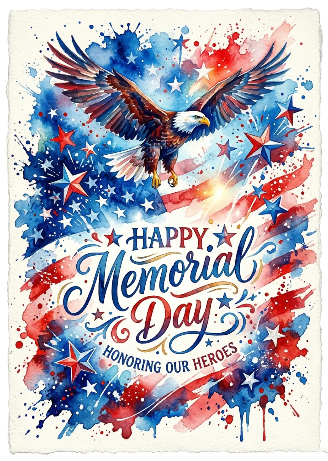 Free Download Happy Memorial Day 2026 Artistic Patriotic Posters - High Quality Happy Memorial Day 2026 Image