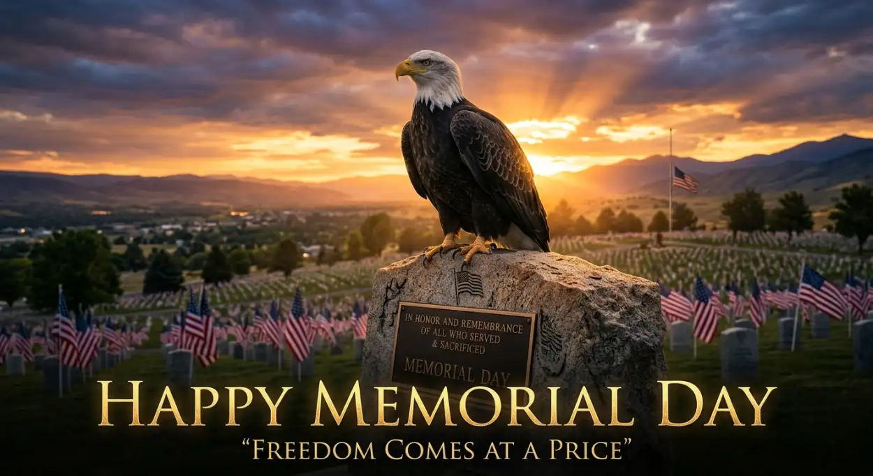 Free Download Happy Memorial Day 2026 Freedom Quote Graphics - High Quality Happy Memorial Day 2026 Image