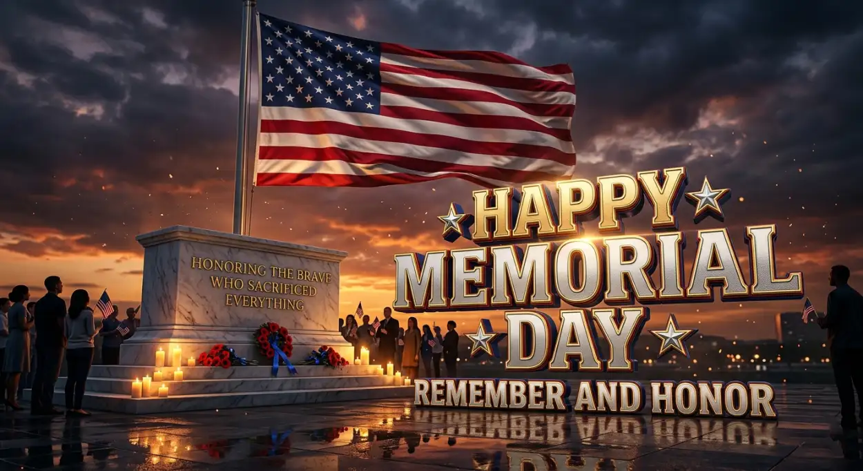Free Download Happy Memorial Day 2026 Remembrance Day Graphics Usa - High Quality Happy Memorial Day 2026 Image