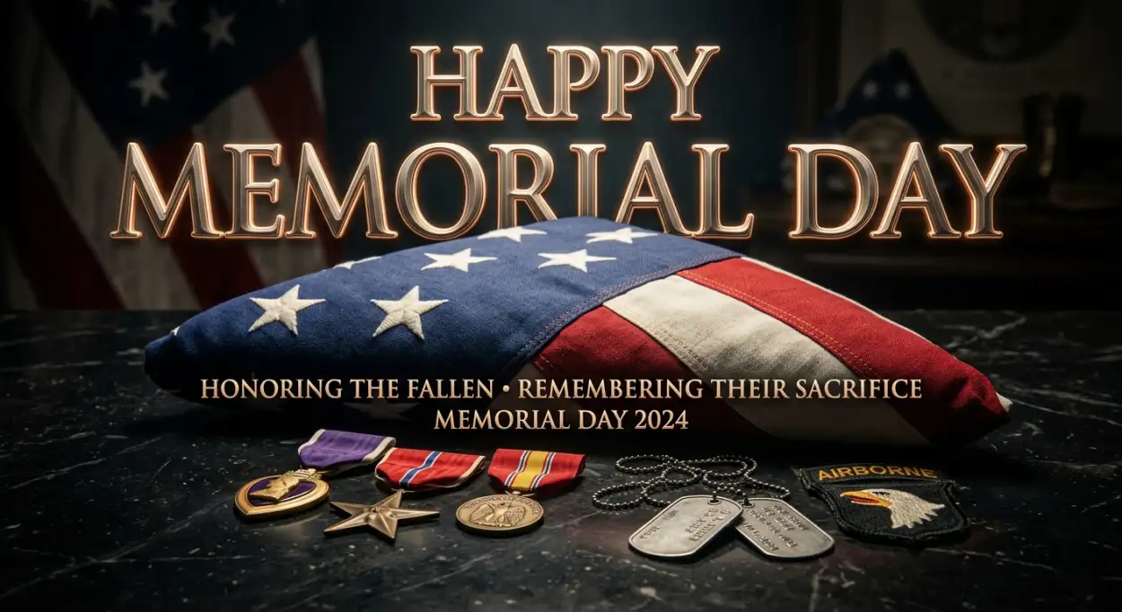 Free Download Happy Memorial Day 2026 Remembrance Graphics - High Quality Happy Memorial Day 2026 Image