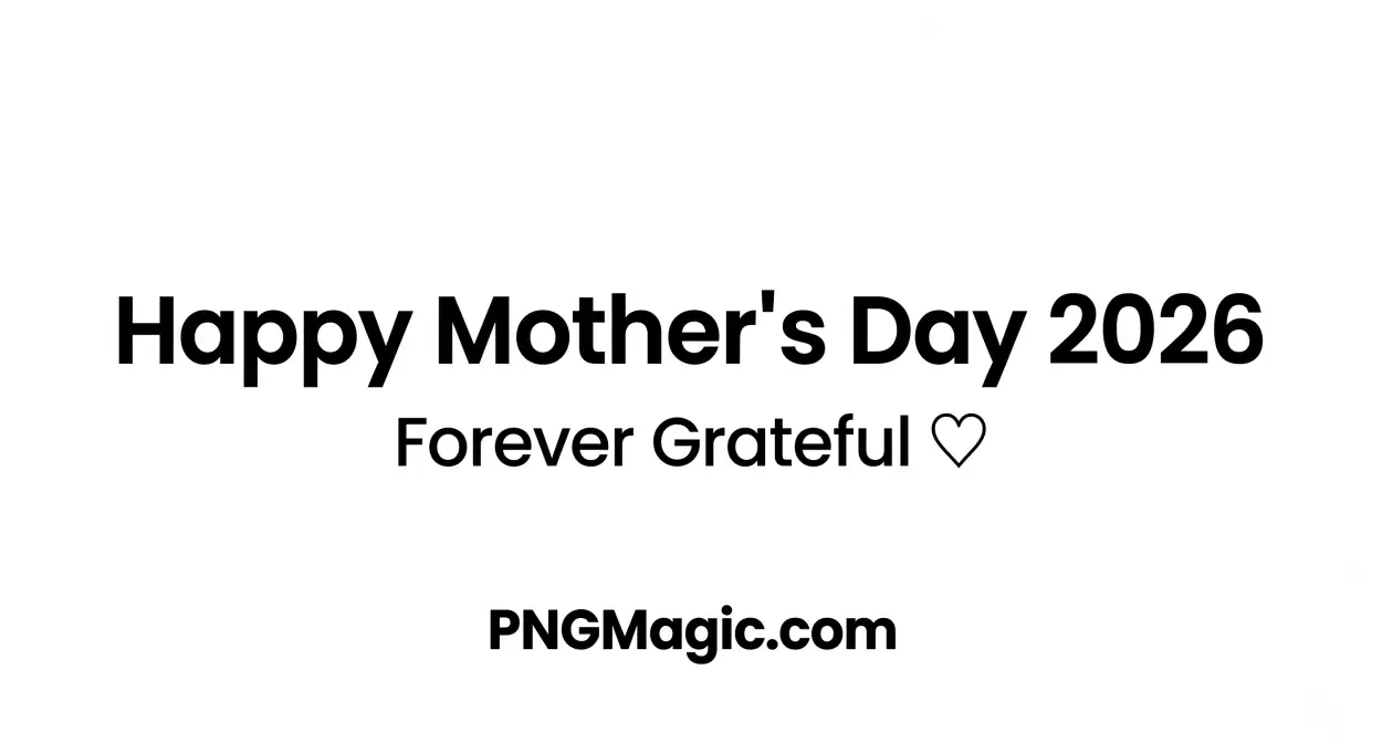 Free Download Happy Mothers Day 2026 Png Transparent Images Free Download - High Quality Happy Mothers Day 2026 Transparent PNG