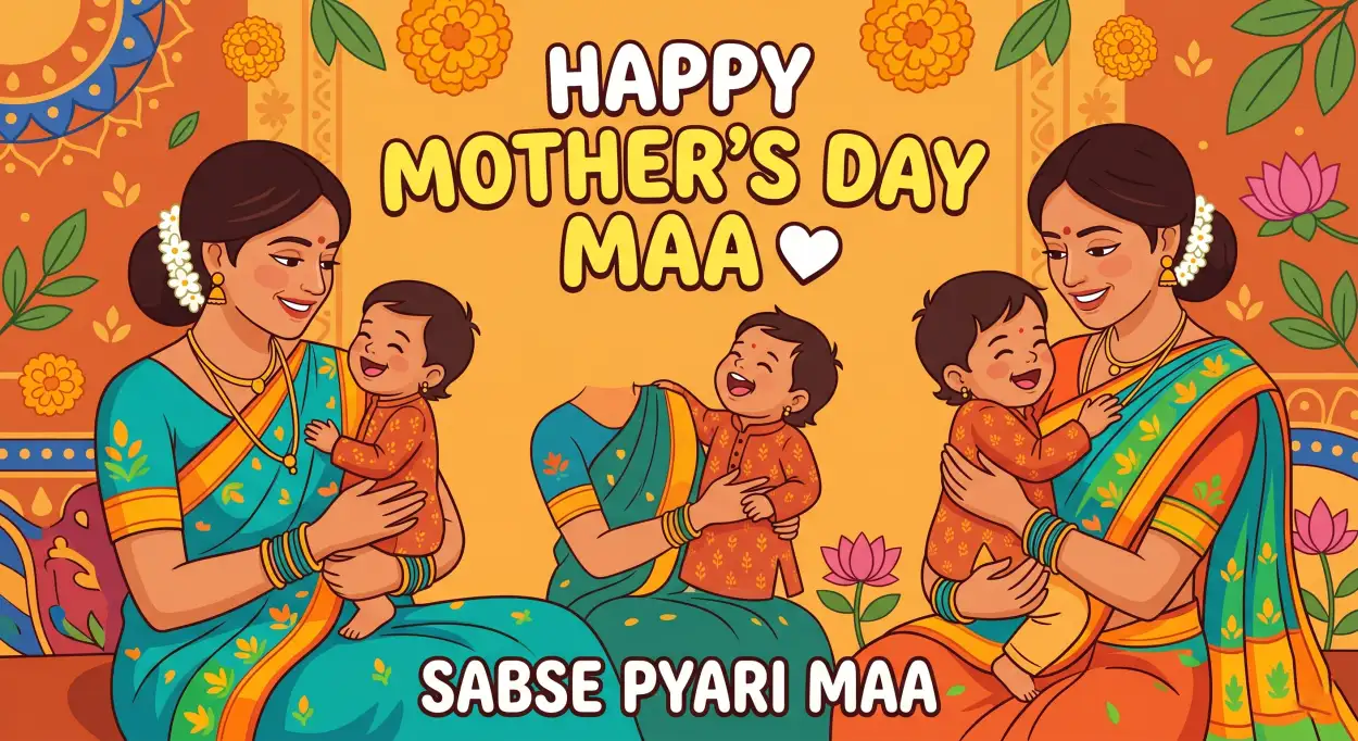 Free Download Happy Mothers Day 2026 Shayari - High Quality Happy Mothers Day 2026 Image