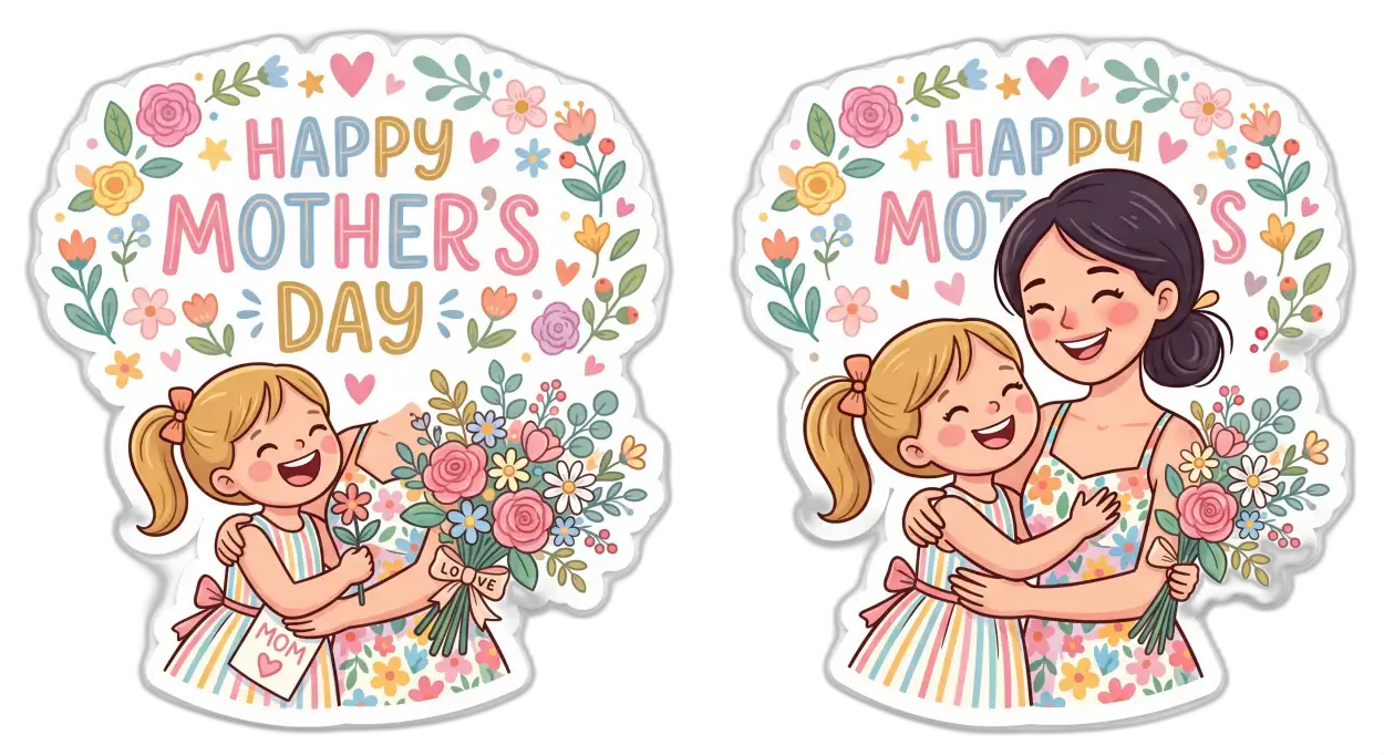 Free Download Happy Mothers Day Png Sticker - High Quality Happy Mothers Day Png Transparent PNG