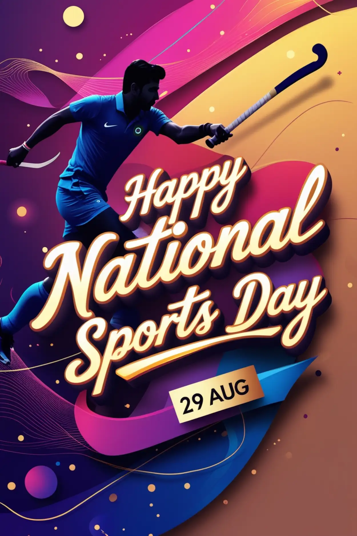 Happy National Sports Day 2025 PNG Free Download - Royalty Free Happy National Sports Day Image | Pngmagic Free Download Happy National Sports Day 2025 PNG Free Download - High Quality Happy National Sports Day PNG Image
