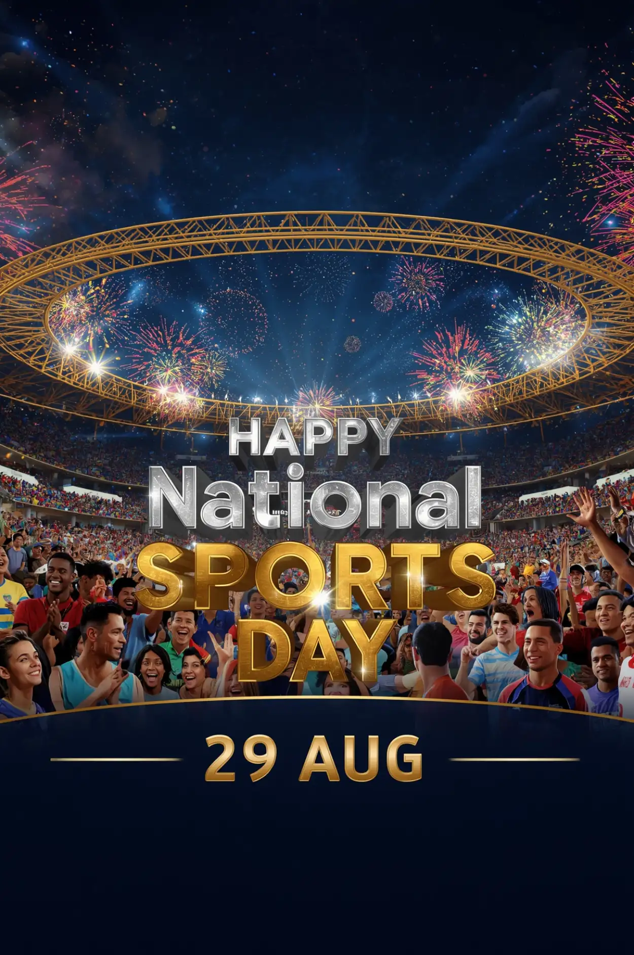 Happy National Sports Day Athletes Photo PNG - Royalty Free Happy National Sports Day Image | Pngmagic Free Download Happy National Sports Day Athletes Photo PNG - High Quality Happy National Sports Day PNG Image