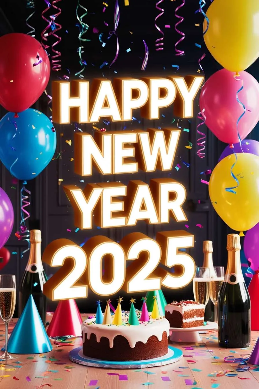 Free Download Happy New Year 2025 Celebration Pictures - High Quality Happy New Year 2025 Background