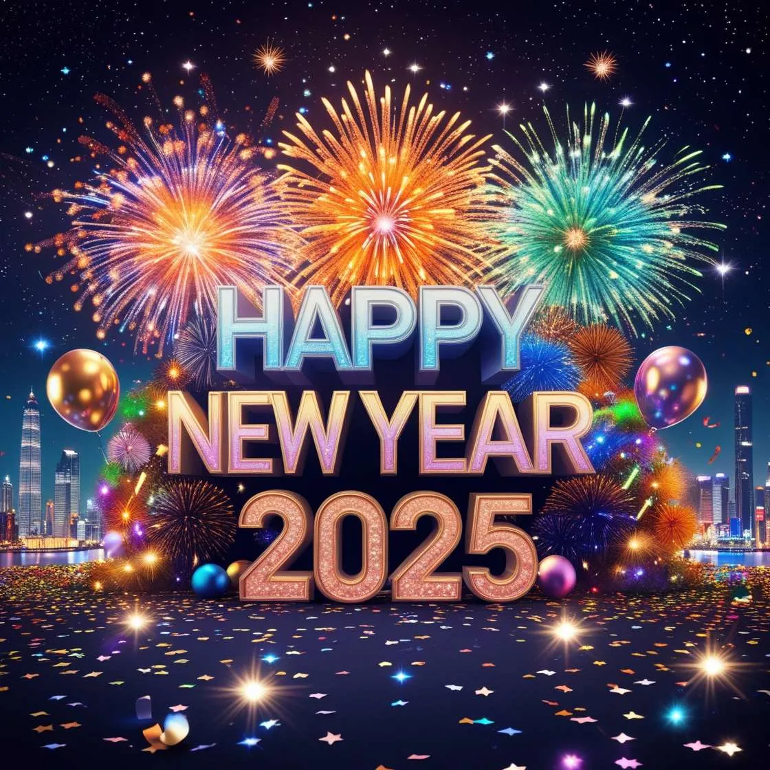 Free Download Happy New Year 2025 Kids-themed Designs - High Quality Happy New Year 2025 Background