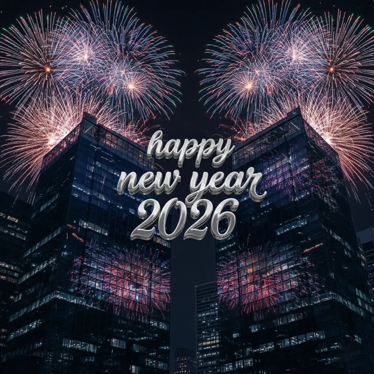 Free Download Happy New Year 2026 3d Text Background - High Quality Happy New Year 2026 Background Image