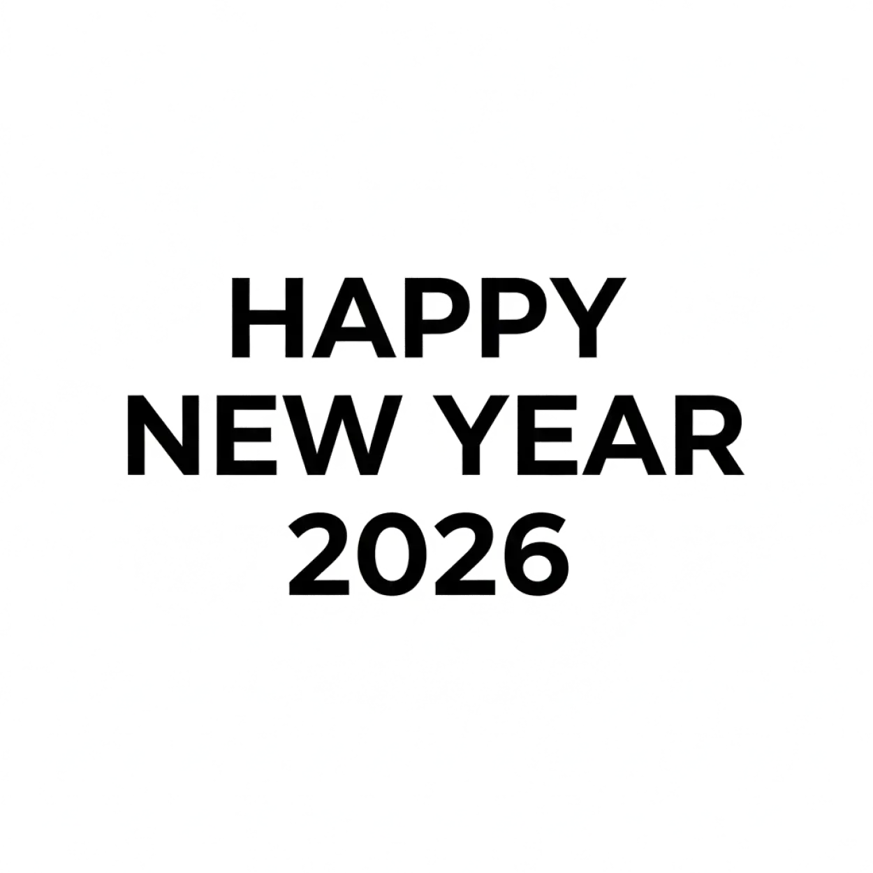Free Download Happy New Year 2026 Blue Theme Png - High Quality Happy New Year 2026 Png PNG Image