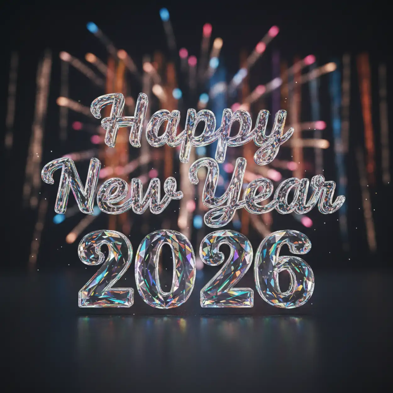 Free Download Happy New Year 2026 Celebration Background - High Quality Happy New Year 2026 Background