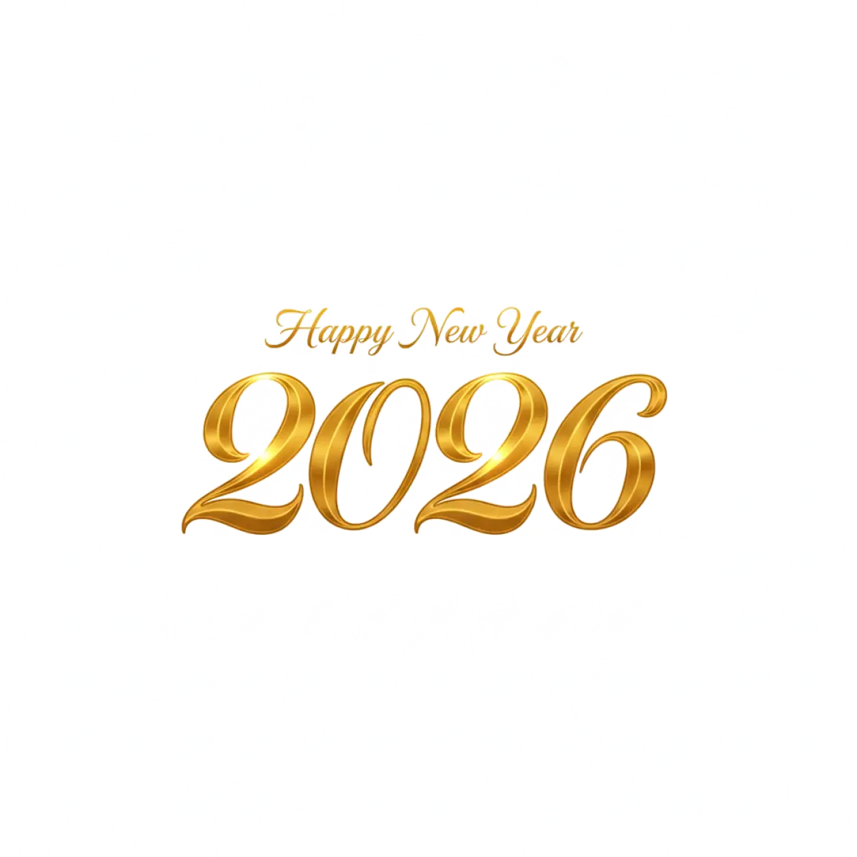 Free Download Happy New Year 2026 Creative Png - High Quality Happy New Year 2026 Png PNG Image