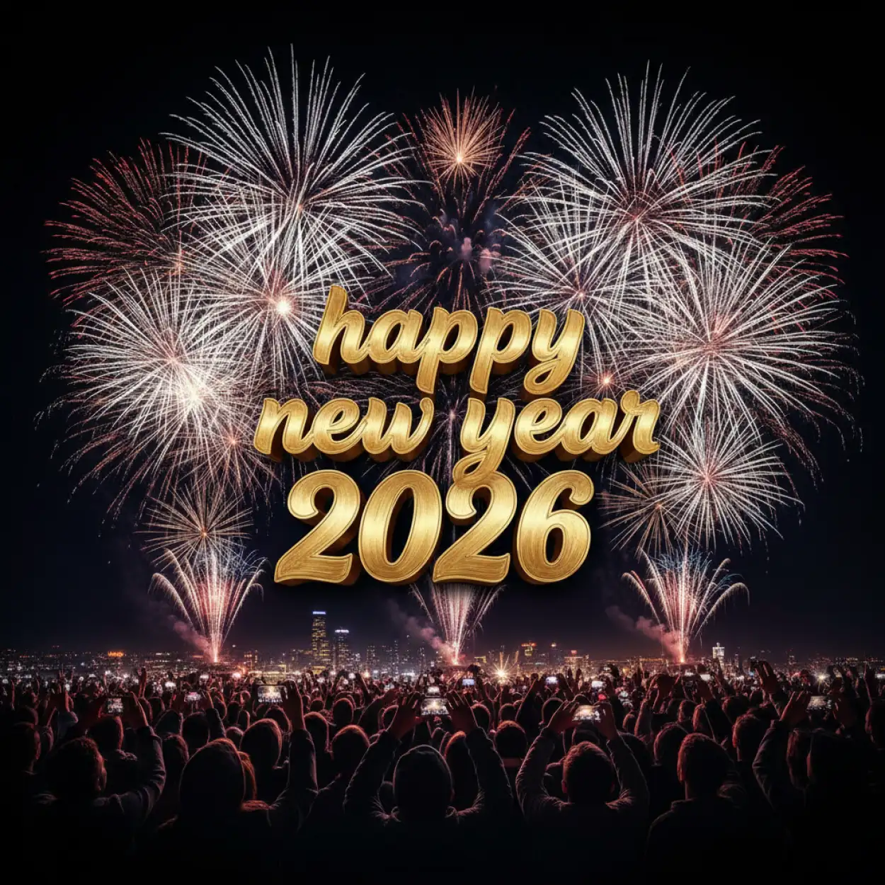 Free Download Happy New Year 2026 Festive Background - High Quality Happy New Year 2026 Background