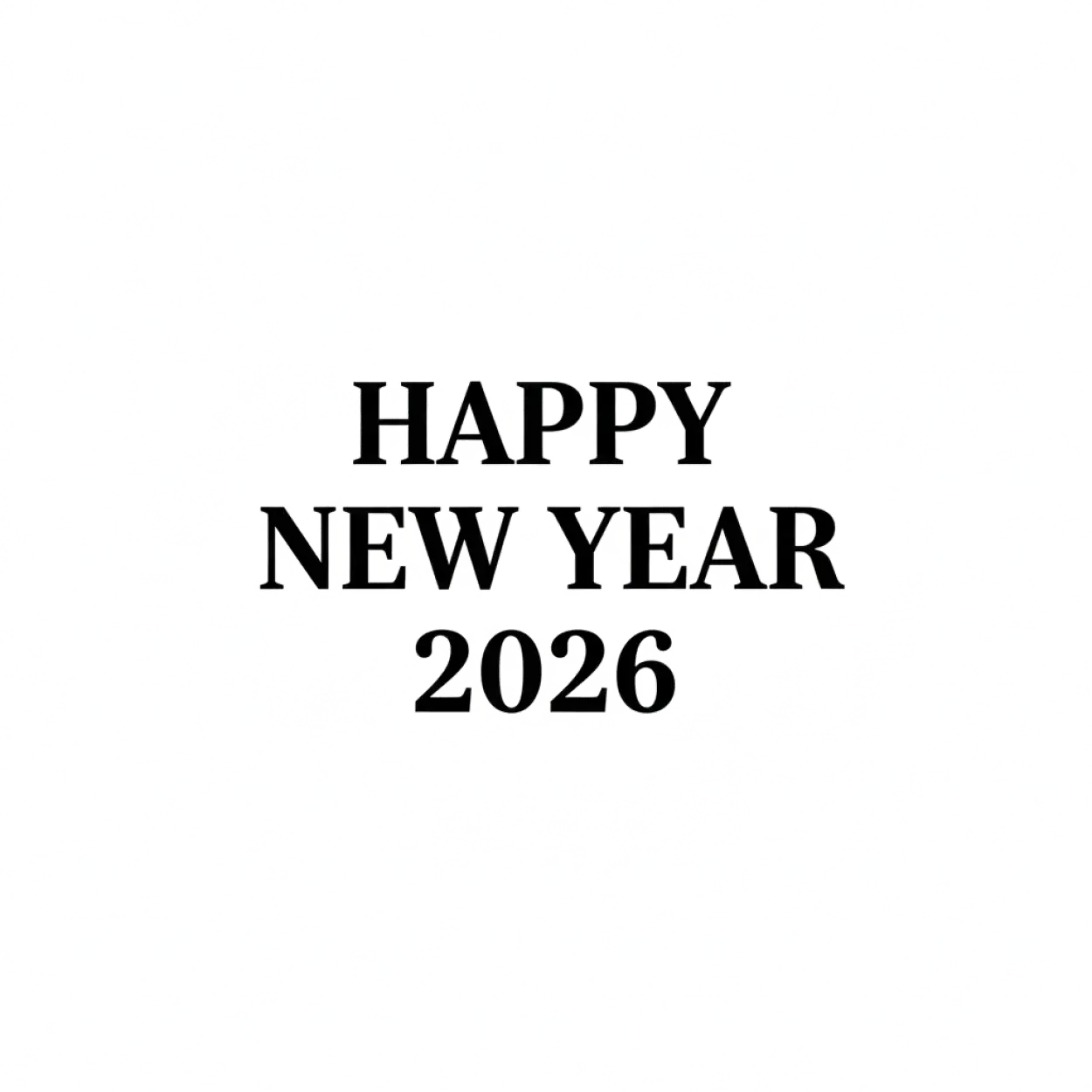 Free Download Happy New Year 2026 Festive Design Png - High Quality Happy New Year 2026 Png PNG Image