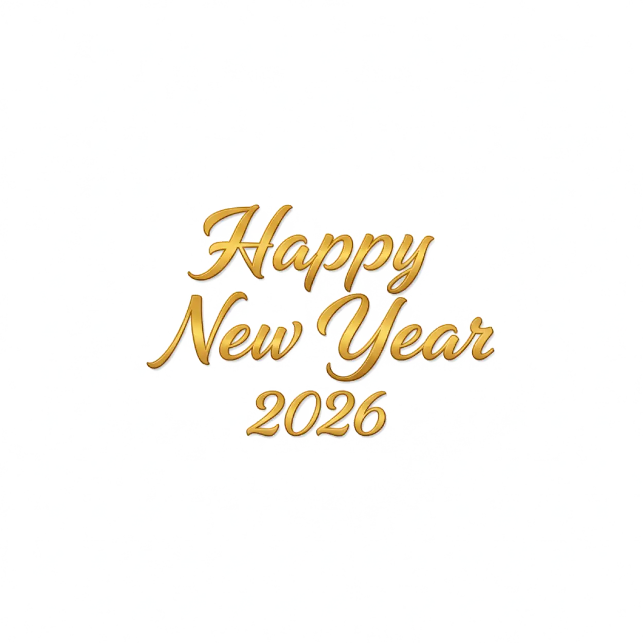 Free Download Happy New Year 2026 Floral Png - High Quality Happy New Year 2026 Png PNG Image