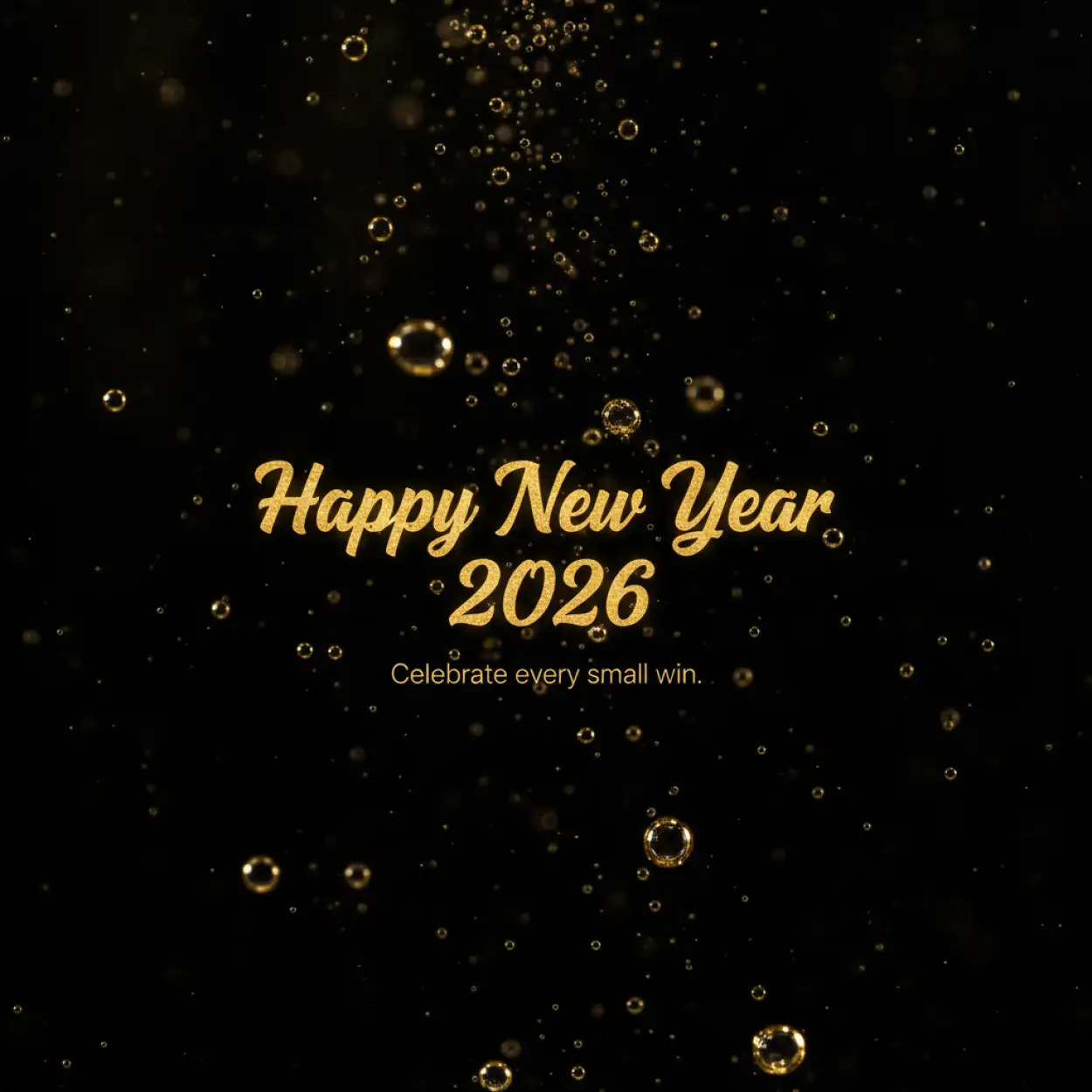 Free Download Happy New Year 2026 Greeting Card Modern Typography - High Quality Happy New Year 2026 Greeting Card Image