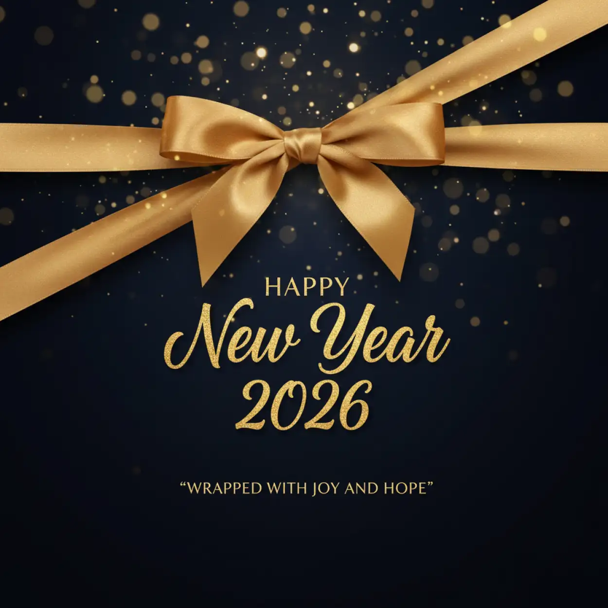 Free Download Happy New Year 2026 Greeting Card Red And Gold - High Quality Happy New Year 2026 Greeting Card Background