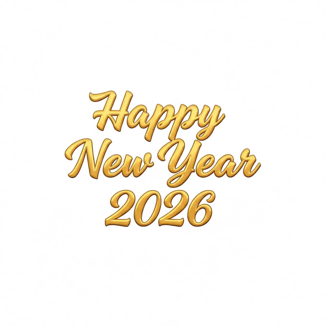 Free Download Happy New Year 2026 Light Effect Png - High Quality Happy New Year 2026 Png PNG Image