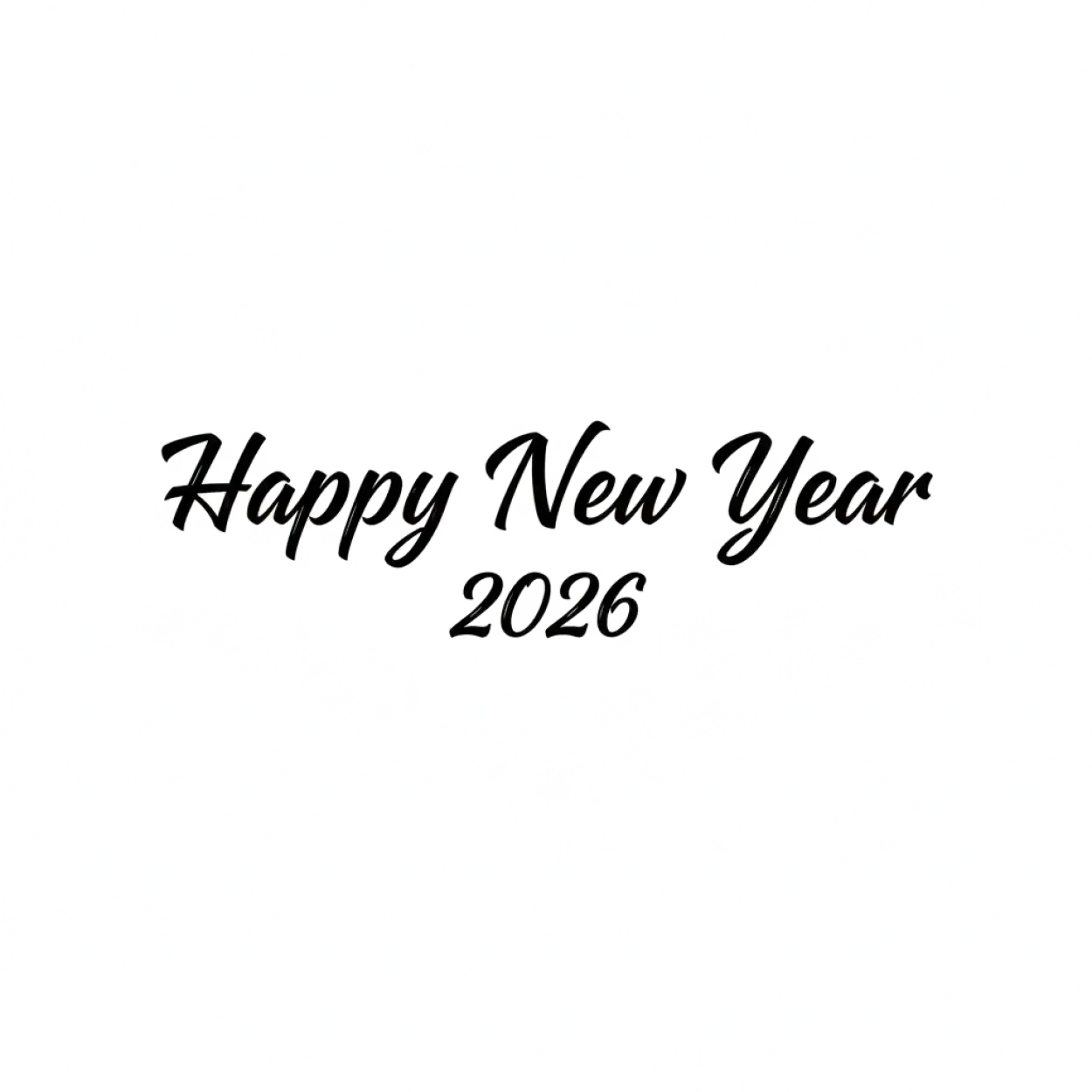 Free Download Happy New Year 2026 Neon Text Png - High Quality Happy New Year 2026 Png PNG Image
